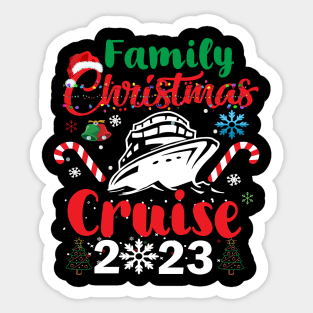 Family Christmas Cruise 2024 Sticker